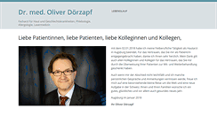 Desktop Screenshot of doerzapf.de